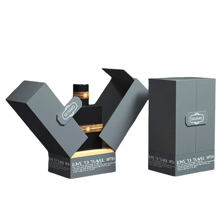 Bouteille en verre matifiée de 750ml avec logo