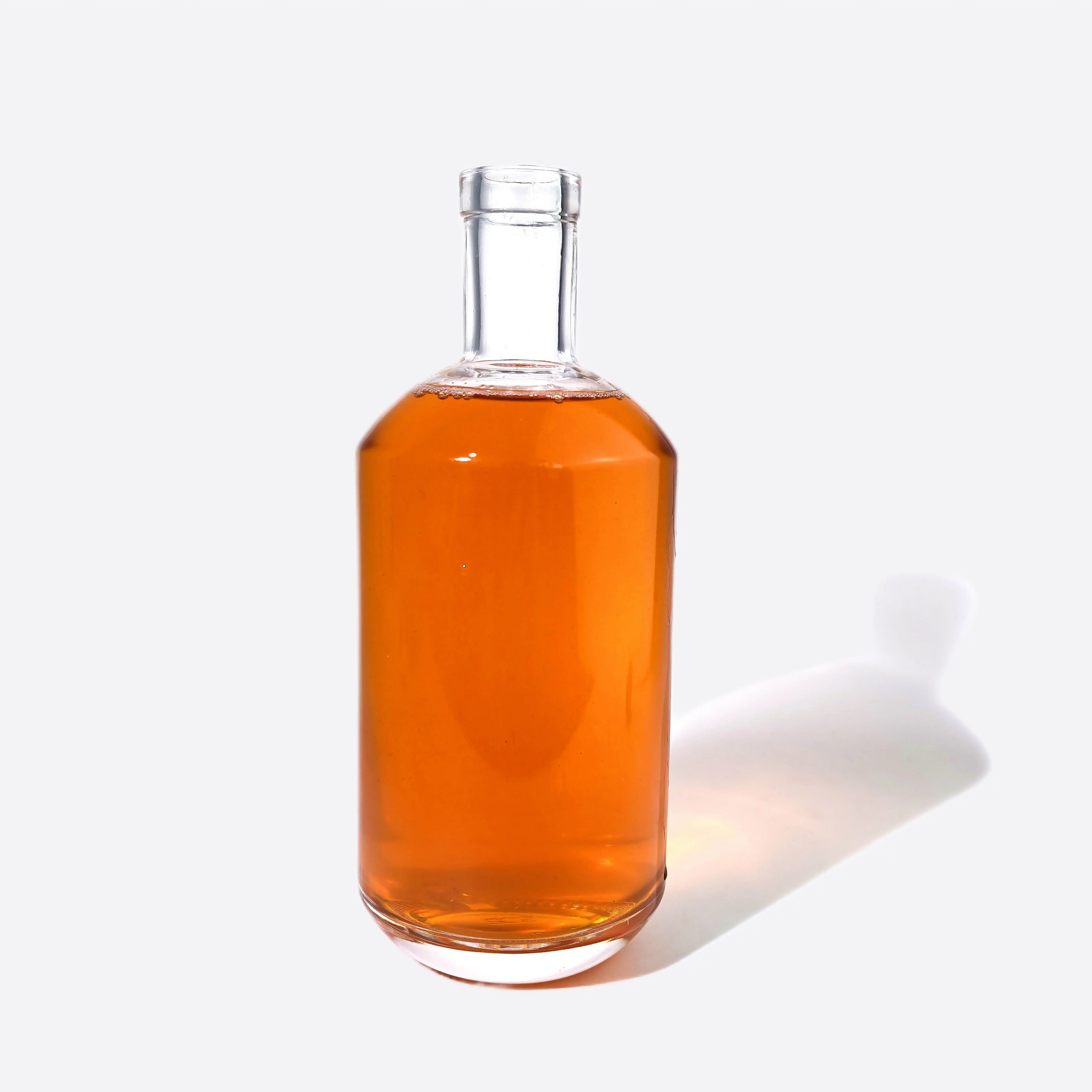 Bouteille en verre pour tequila, mezcal, whisky - 750ml