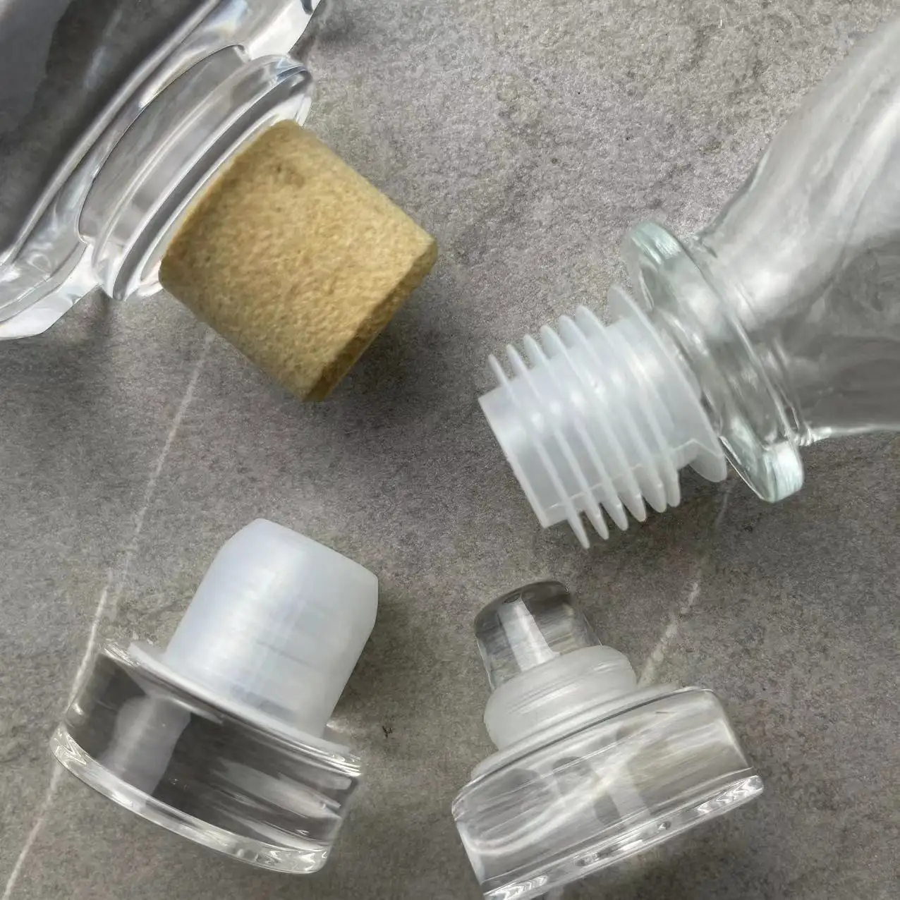 Bouchons en verre